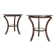 Set Art Deco side tables by Pierre Vandel, 1960s