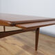 Table basse en teck mid century par Johannes Andersen pour CFC Silkeborg, Danemark, 1960s