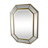 Golden 58x78cm wooden mirror