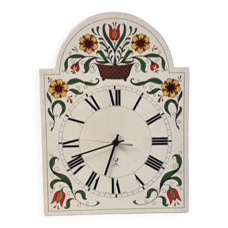 Vintage wall clock - JAZ - metal - 1960-70