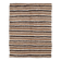 Striped Brown & Beige Vintage Kilim Rug, 133x170Cm