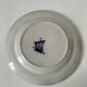 Antique plate with Chinese blue oriental decoration from the late 19th century.