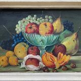 Hsp painting "still life with fruit" signed leyval early xx°