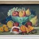Hsp painting "still life with fruit" signed leyval early xx°