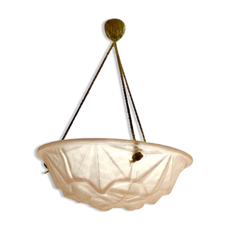 Hanging lamp Dugué Deco France 1940