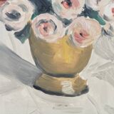 Peinture à l’huile fleurs