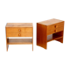 Paire de tables de chevets en teck, Suède, 1970