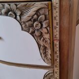 Commode wardrobe art deco pink