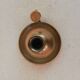 Brass hand candle holder