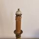 Antique Column Candle Holder Lamp Golden Brass Empire Directoire Neo-Classical