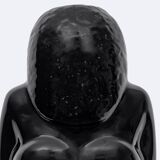 Vase noir gaia