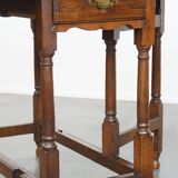 Table à abattants/table pliante ancienne en chêne anglais du 18ème siècle.
