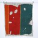 Emerald Green Handwoven Vintage Wall Hanging, Woven Wall Art, 105x123 Cm