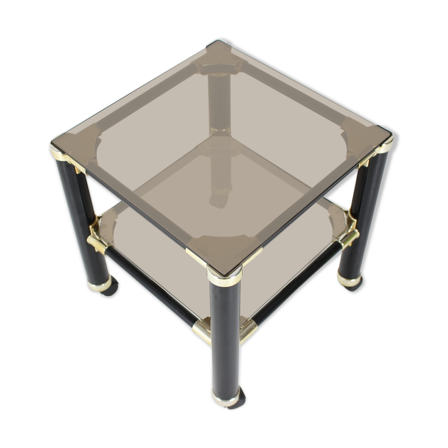 Mid-century small glass table, Vet For, Italy.