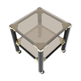 Mid-century small glass table, Vet For, Italy.