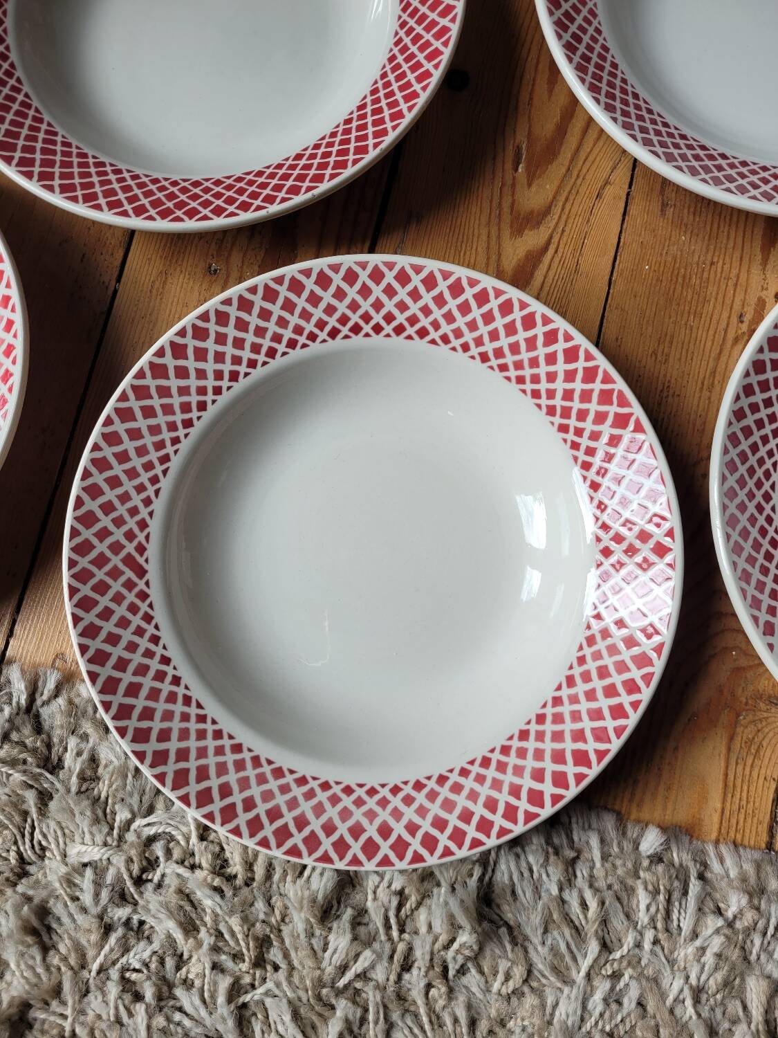Five soup plates FB85 Badonviller