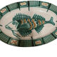 Oval dish signed RP Robert Picault