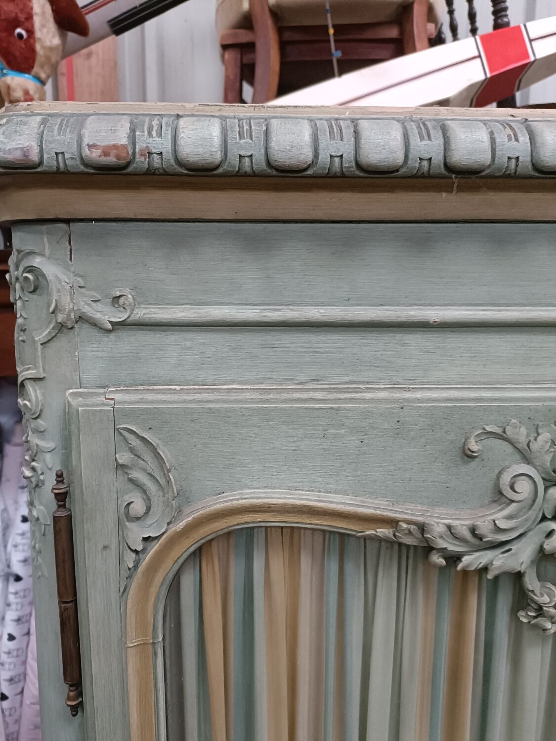 Classic wardrobe, 2 glass doors and interior mirrors