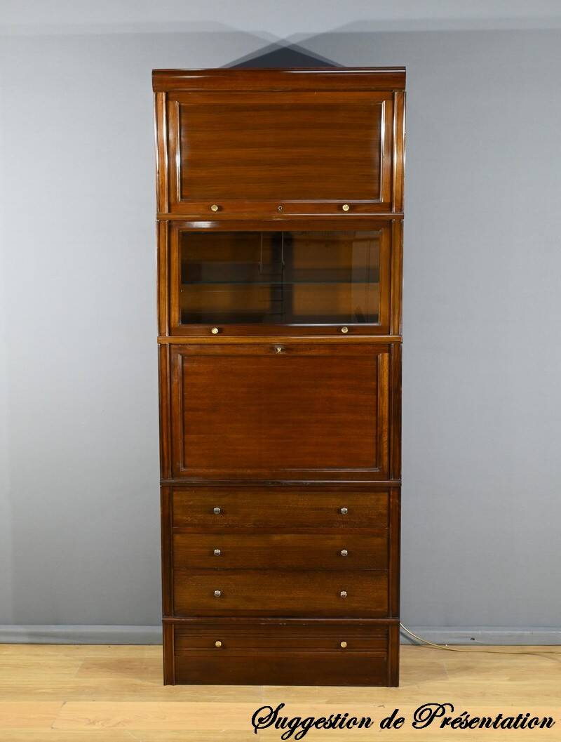 Modular Mahogany Furniture, Maison Martin Dupuis – 1970