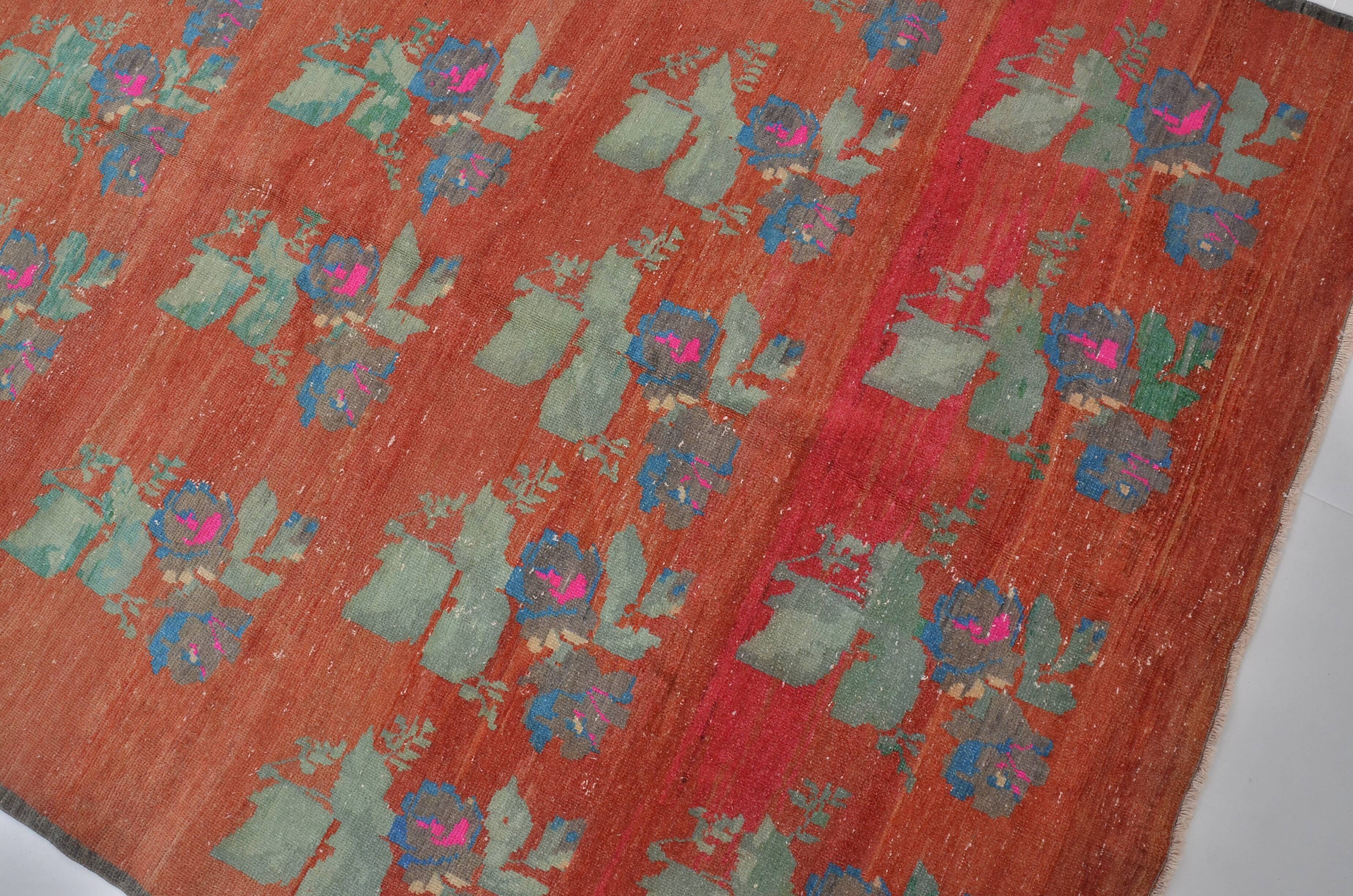 Flower Vintage Anatolian Rug sku1253