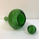 Carafe italienne Empoli en verre vert émeraude - Années 60