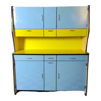 Vintage rockabilly furniture in two-tone formica