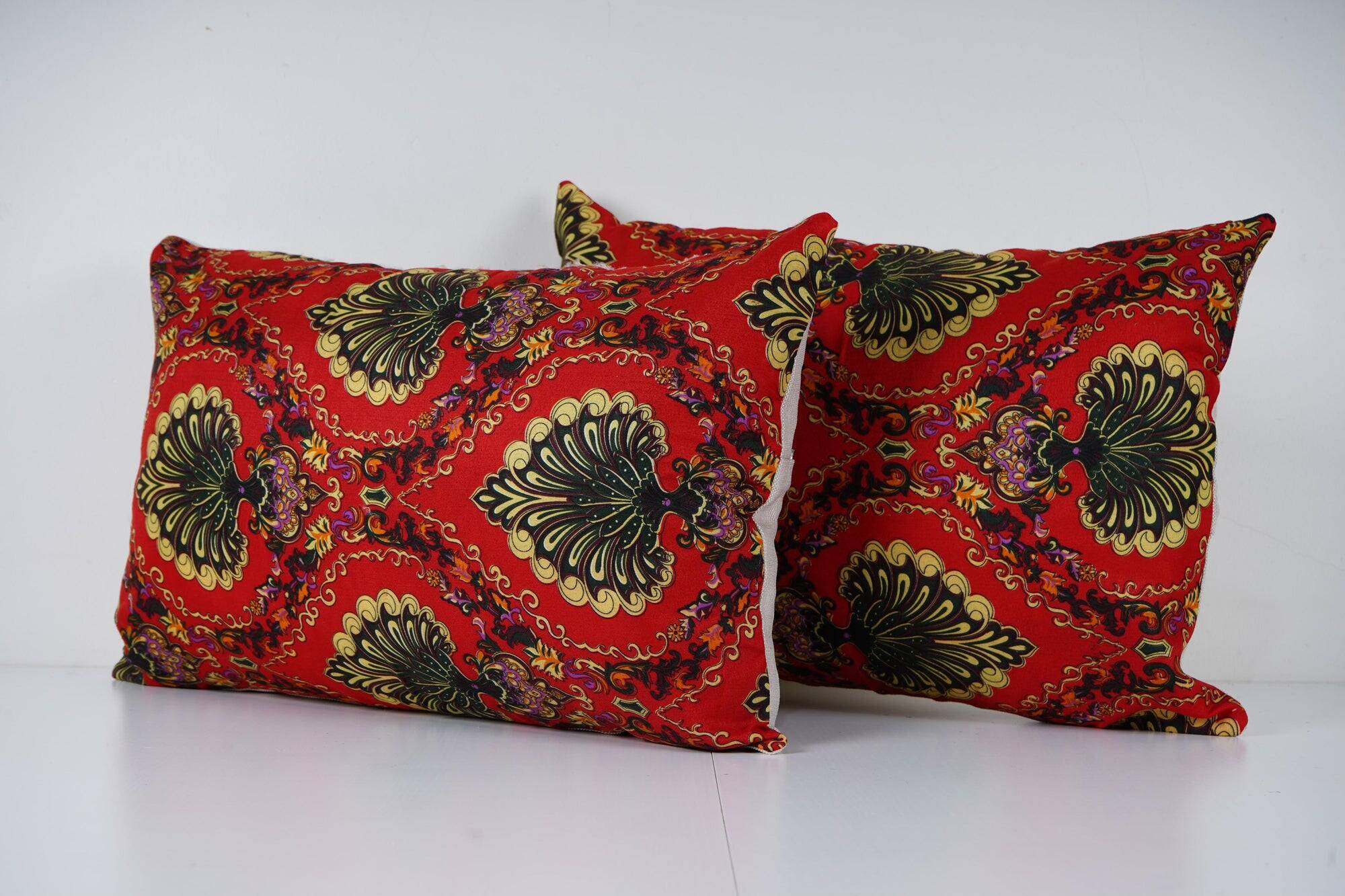 Set of 2 vintage Turkish cushion covers 36x56 cm