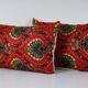 Set of 2 vintage Turkish cushion covers 36x56 cm