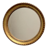 Miroir bois doré 15cm