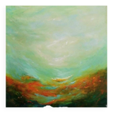 Abstract art painting signed and dated