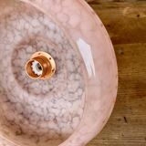 Pink Clichy glass lampshade pendant light