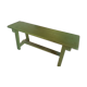 Garden bench in oak