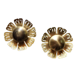 Svend Aage Holm, pair of Scandinavian wall lamps, "Flowers" from 1960