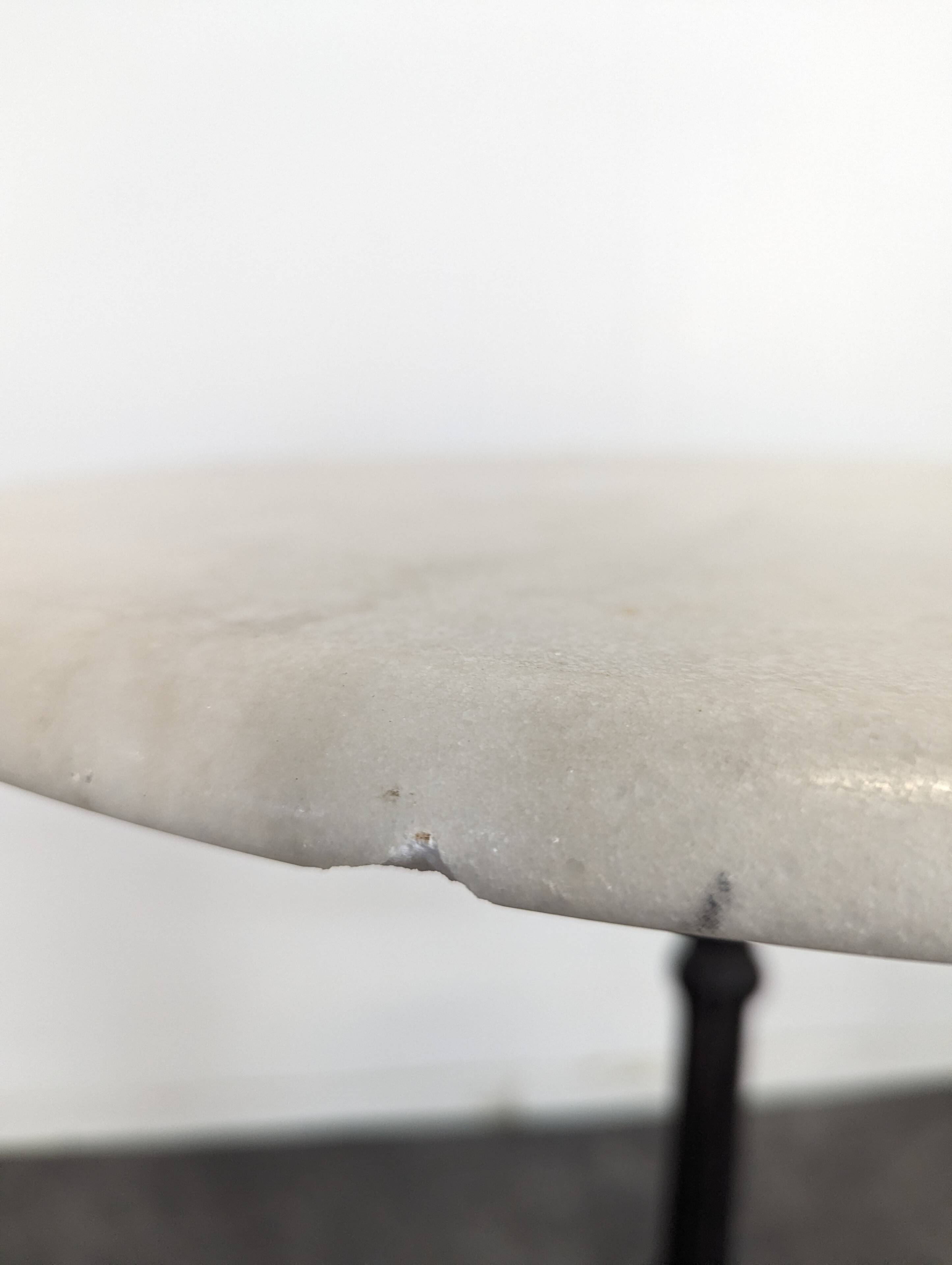 Bistro table in marble