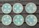 6 assiettes chinoises Wan Shou Wu Jiang