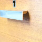 Bureau Boomerang avec pieds triangulaires de Cees Braakman pour Pastoe, design hollandais, années 1950