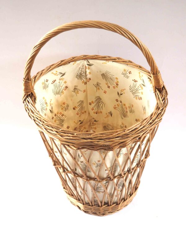 Corbeille panier en rotin