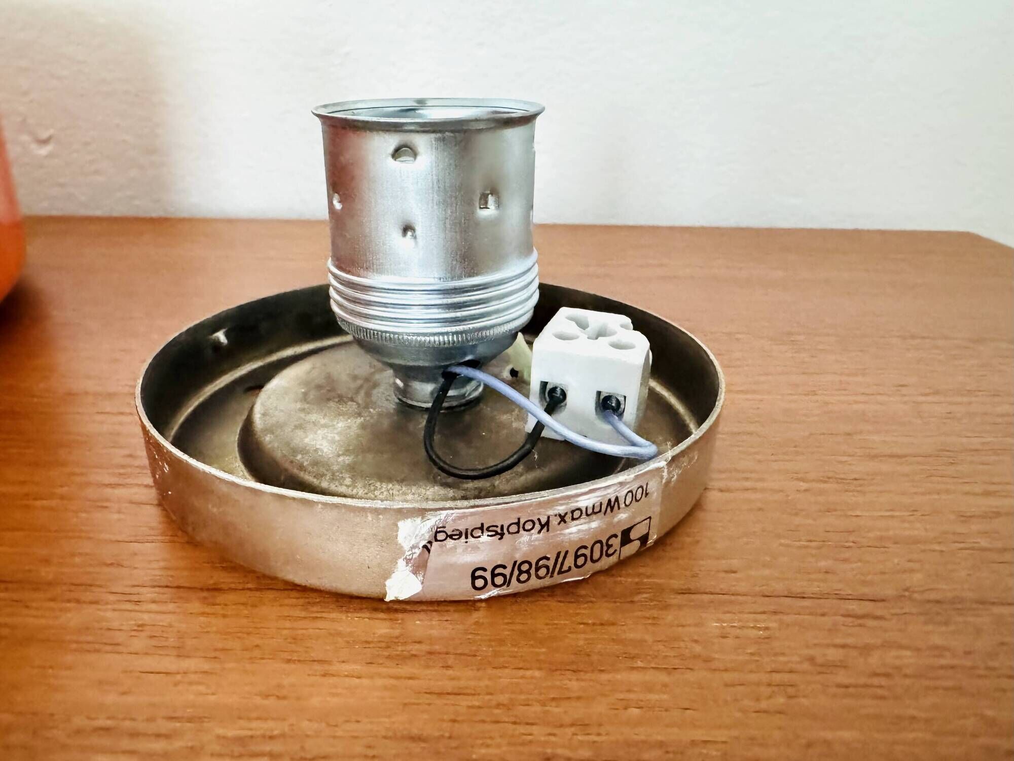 1970s XL Ufo Wall or Ceiling Lamp from Staff