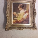 Gilded wooden painting