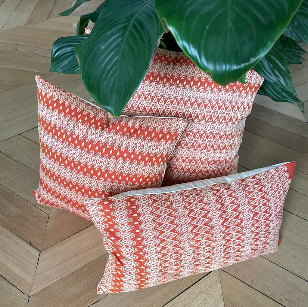 Orange Kachin cushion - beige 50x50 cm