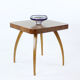 Table basse araignée par Jindrich Halabala en chêne et noyer, Tchécoslovaquie, 1930