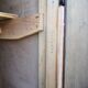 Coat rack cloakroom, Vintage wooden wardrobe