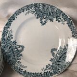 Set of 8 vintage plates Saint Amand