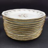 Haviland and SFP dessert service - birds of paradise