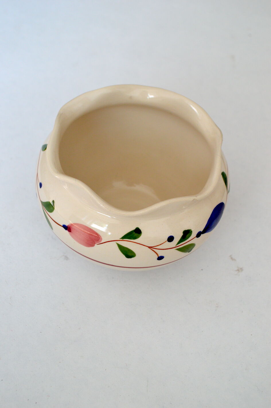 Hand-painted pot cover