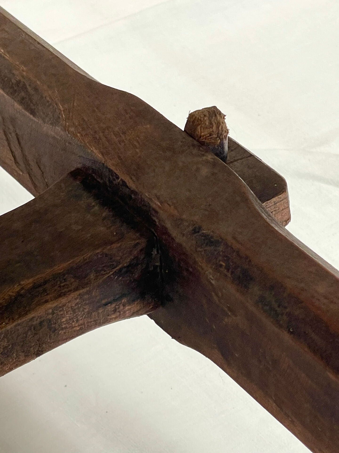 Solid elm farmhouse table