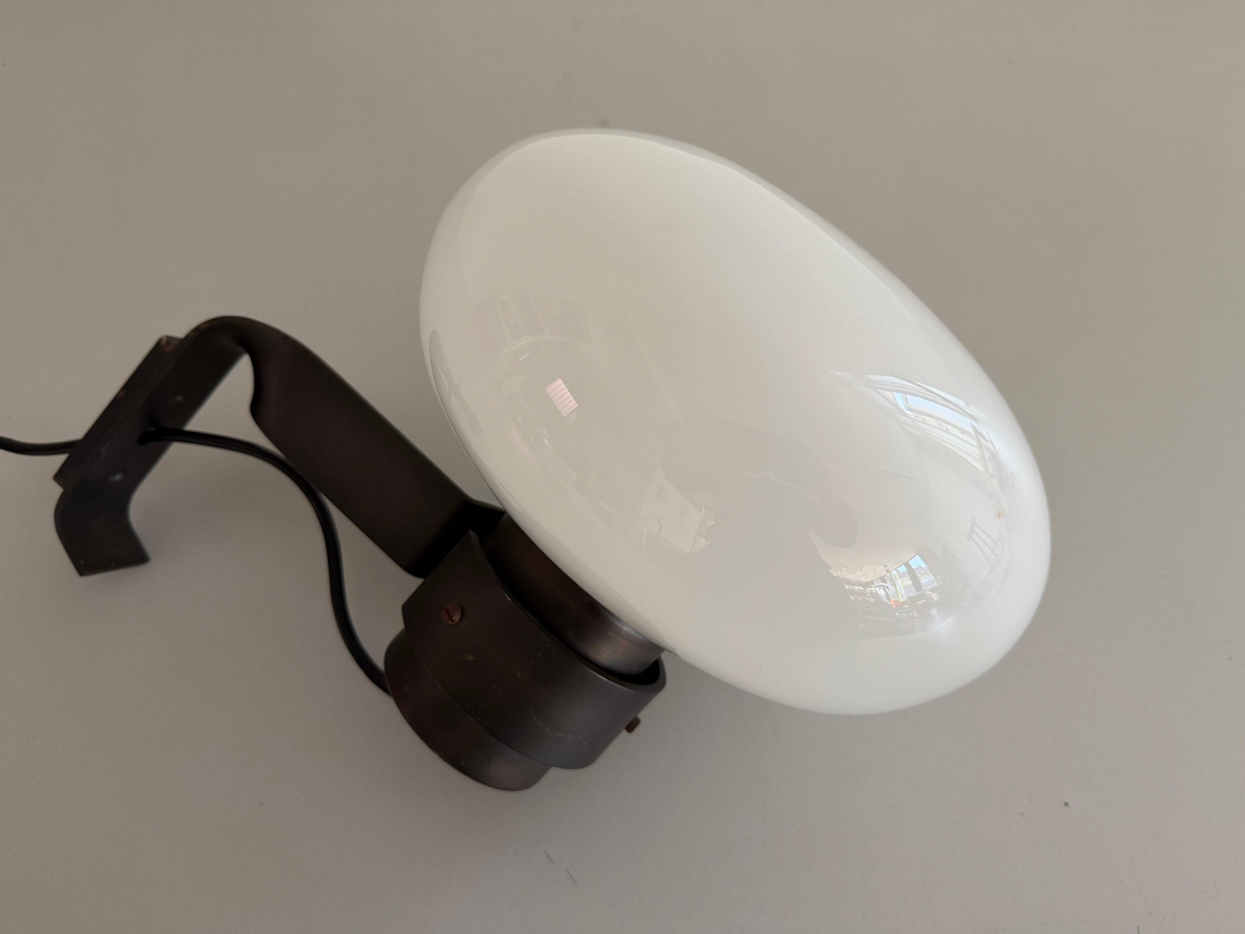 Applique simple par Elio Martinelli pour Martinelli Luce, 1970, Italie