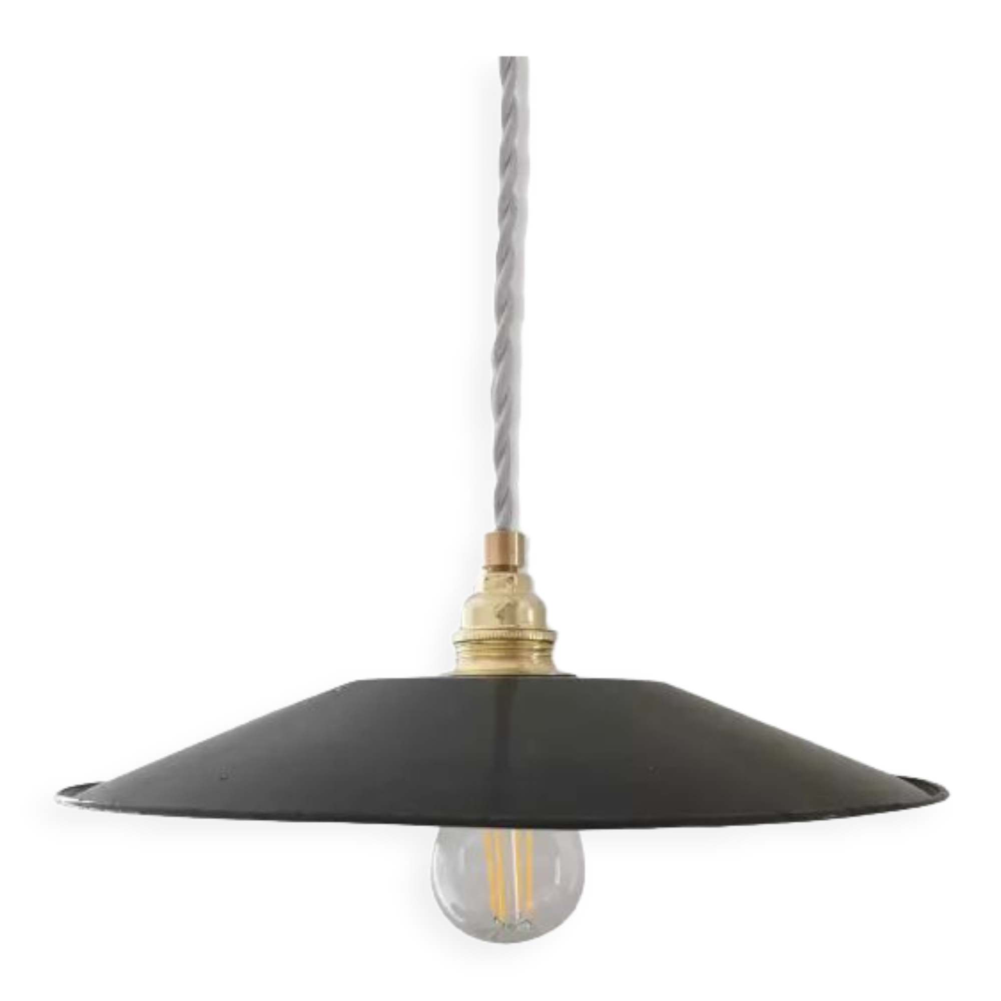 Suspension in enamelled sheet metal 1950