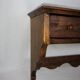 Curved wooden wall shelf storage drawers 69 cm
