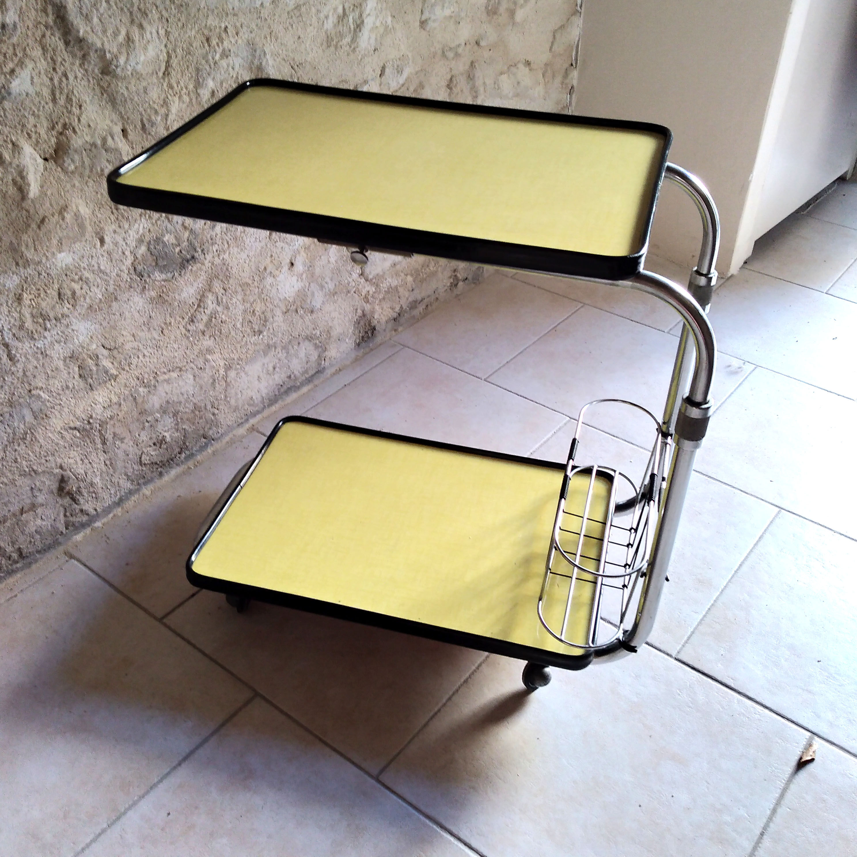 Serving table in formica 1960s